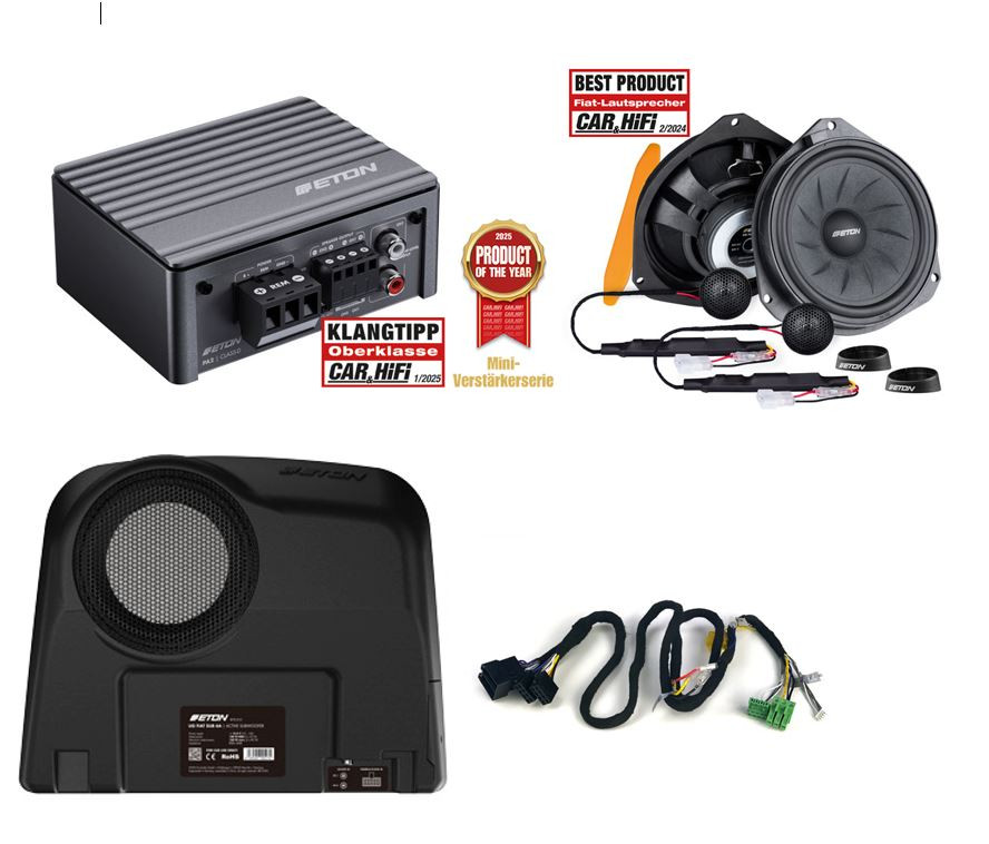 ETON Premium Soundpaket Fiat Ducato Transporter & Camper