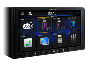 Alpine iLX-W690D Digital Media Station mit 7-Zoll Bildschirm, DAB+, Apple CarPlay und Android Auto