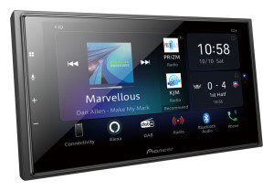 Pioneer SPH-EVO64DAB Mediacenter mit kapazitivem 6,8"-Touchscreen, Apple Carplay, Android Auto
